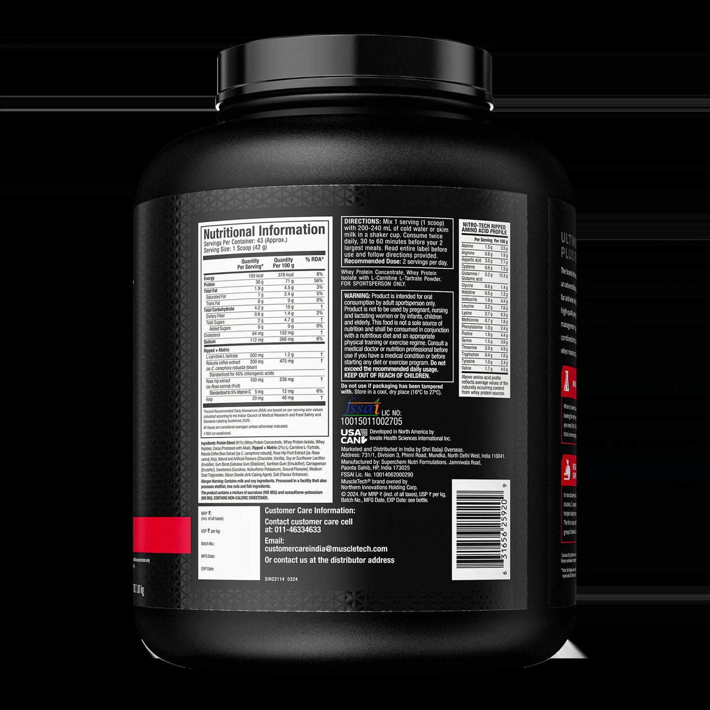 Muscletech Nitro-Tech Ripped