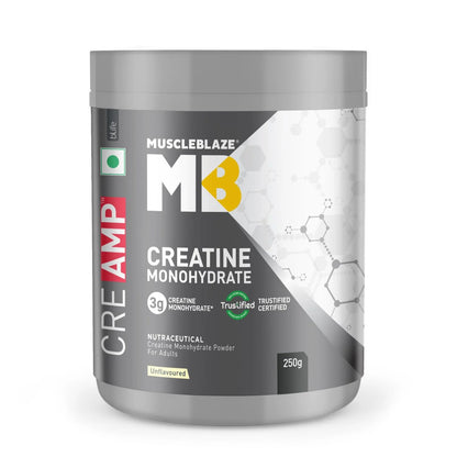 MuscleBlaze Creatine Monohydrate Cre AMP - 250 gm (0.55 Lb)